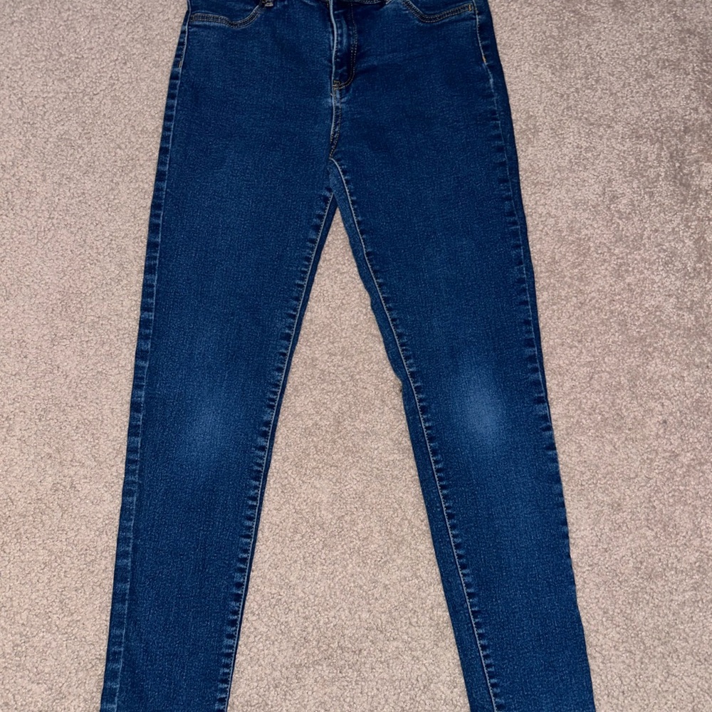 Mango Deep Blue Skinny Jeans